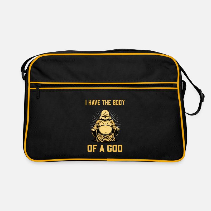 Bouddha Corps d’un Dieu Méditation bouddhiste Sac Retro