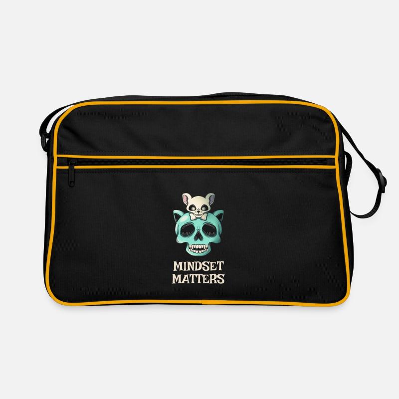 Mindset Counts Cat Mouse Motivation Entrepreneur Retro Bag