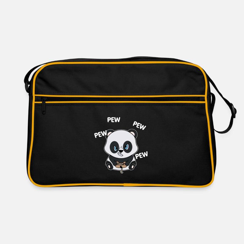 Cute Gamer Panda Controller Funny Gaming Retro Bag