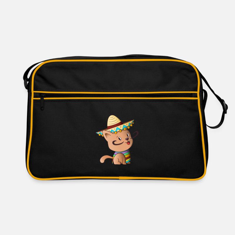 Drôle de chat mexicain chaton mignon Mexique Sac Retro