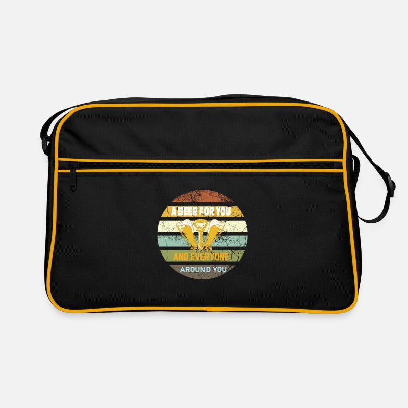 Bier Tshirt- Bier Geschenke Retro Tasche
