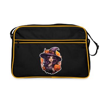 Halloween Witch 3 - Retro Bag - black/gold - Front
