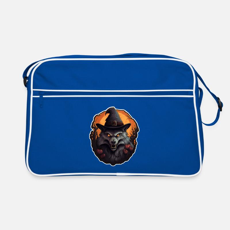 Halloween Wolf 2 Retro Tasche
