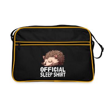 Chemise de nuit officielle Hedgehog - Sac Retro - noir/or - Devant