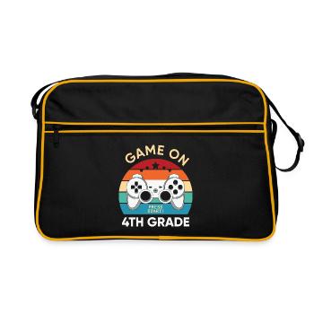 4ème classe Game on Press start ! pour les élèves - Sac Retro - noir/or - Devant