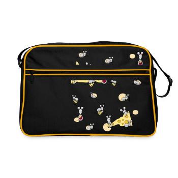 Mouse - Retro Bag - black/gold - Front
