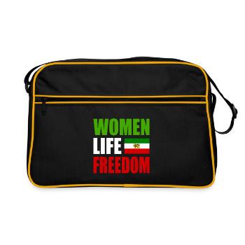 Women life freedom - Sac Retro - noir/or - Devant