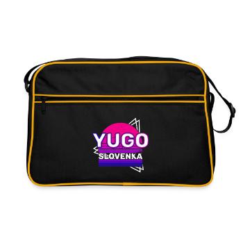 Jugoslavija Yougoslavie Jugo Tito SFRJ Jugoslawien - Sac Retro - noir/or - Devant