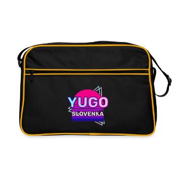 Jugoslavija Yougoslavie Jugo Tito SFRJ Jugoslawien - Sac Retro - noir/or - Devant