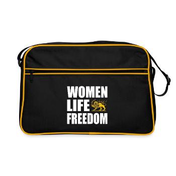Women life freedom - Sac Retro - noir/or - Devant