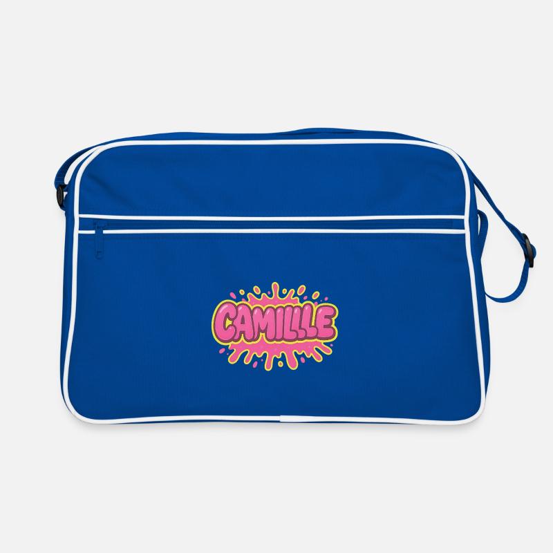 Graffiti  Camille Prénom cadeau idéal imprimable s Sac Retro