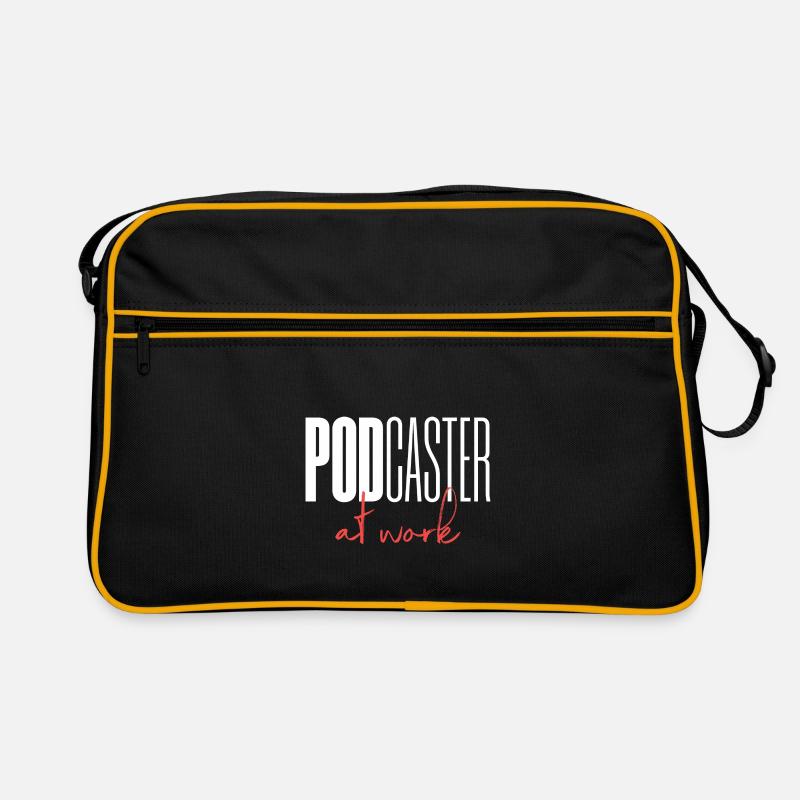 Podcaster Podcast at work Retro Bag