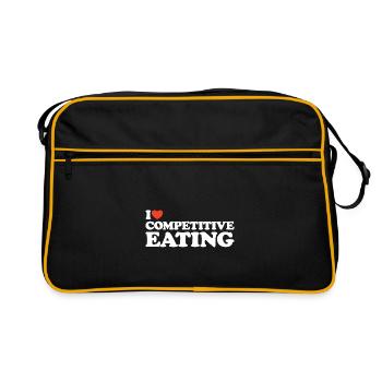 J’adore la chemise compétitive Eating Heart - Sac Retro - noir/or - Devant