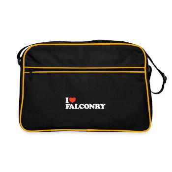 J’adore Falconry Heart Shirt - Sac Retro - noir/or - Devant