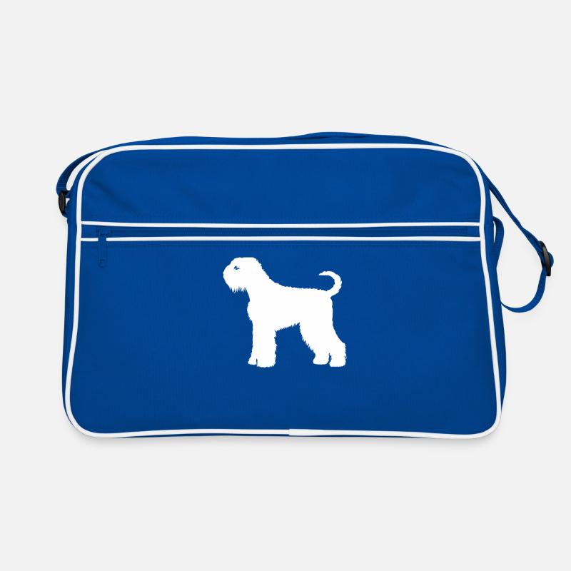 Russischer Schwarzer Terrier Retro Tasche