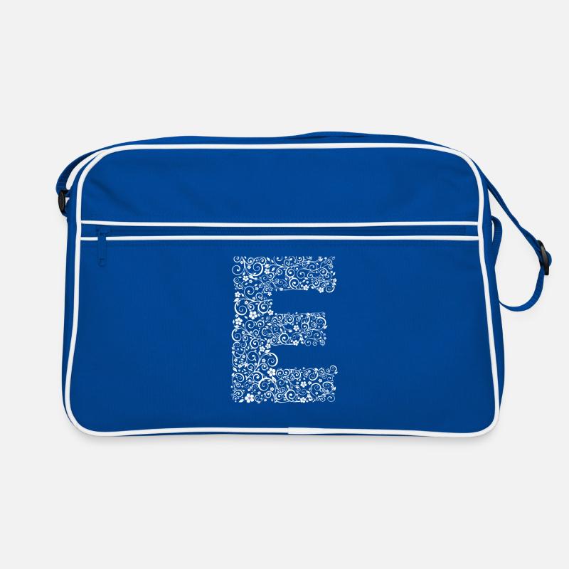 Buchstabe E Retro Tasche
