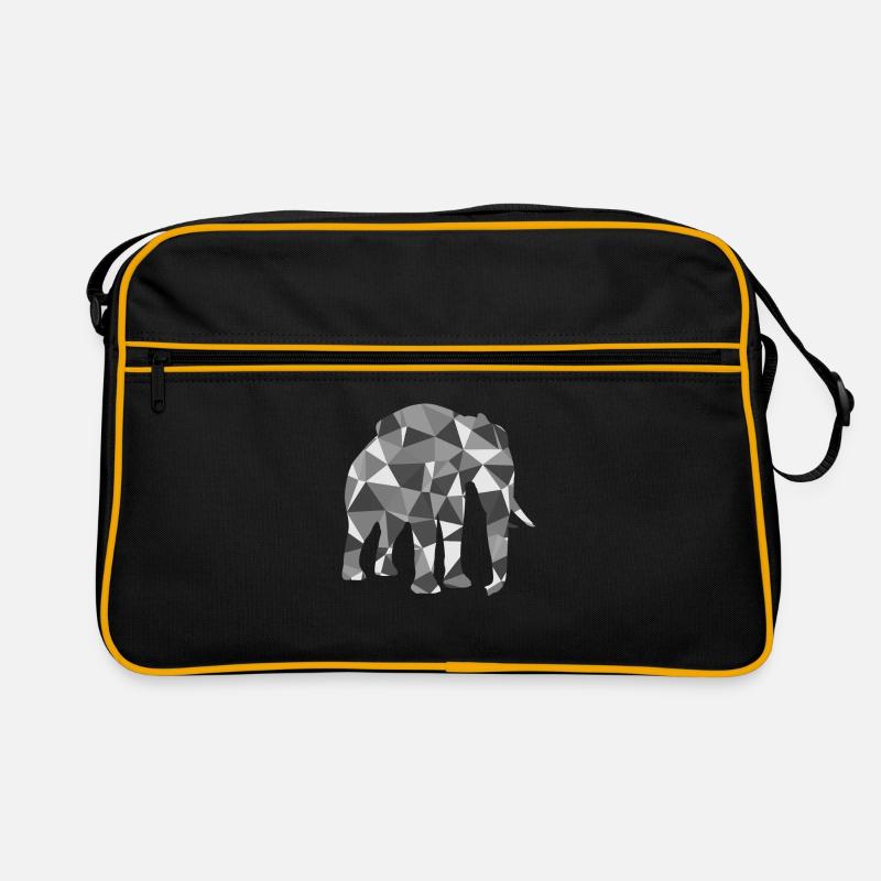 Elephant polygone Sac Retro