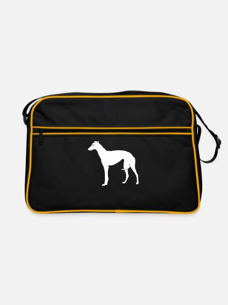 Greyhound greyhound - Retro Bag - black/gold - Front