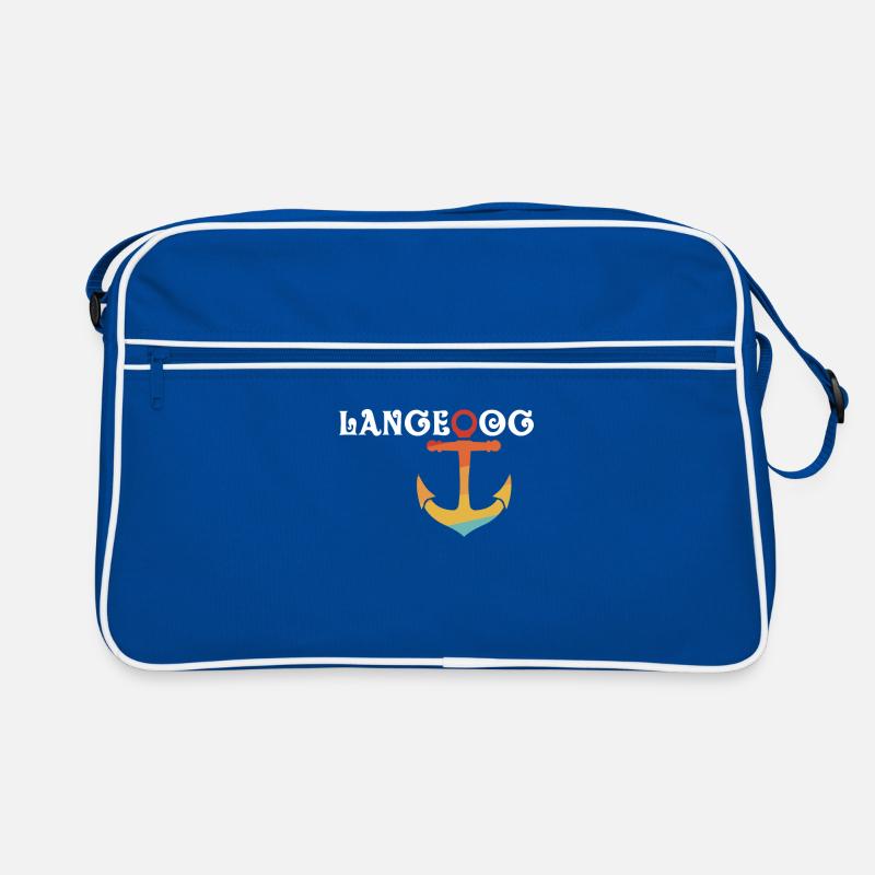 Langeoog with anchor Retro Bag