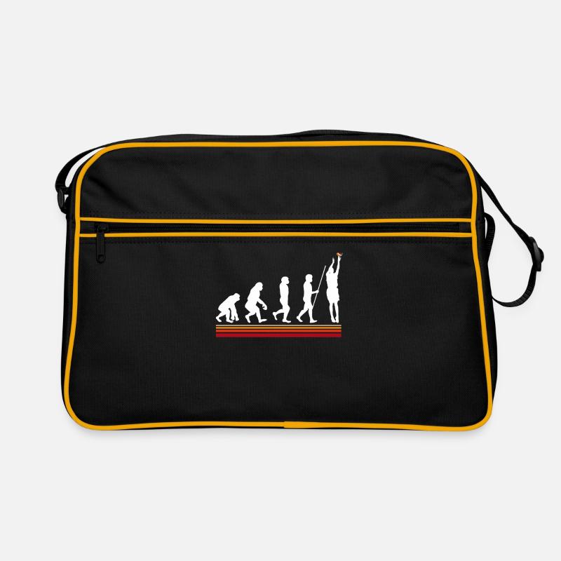 Evolution du basket rétro - Sac Retro - noir/or
