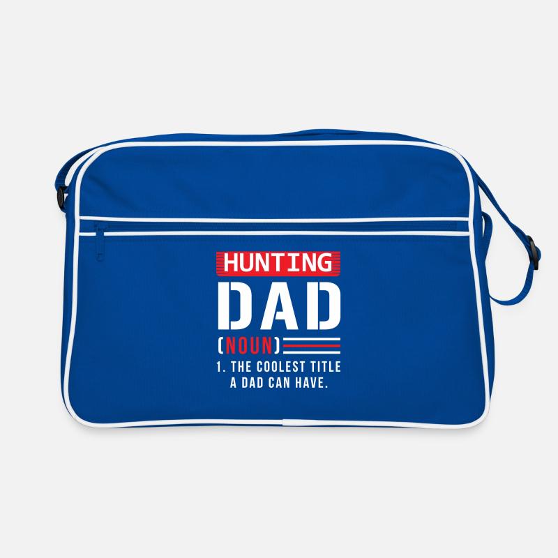 Hunting Hunter Papa Father Saying Retro Bag