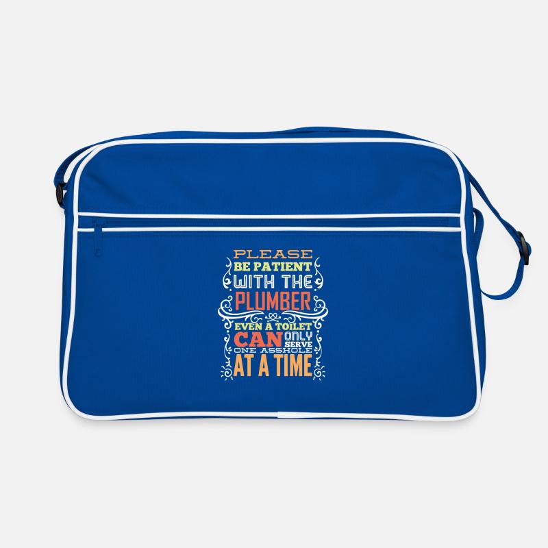 Plumber Saying Funny Gift Retro Bag