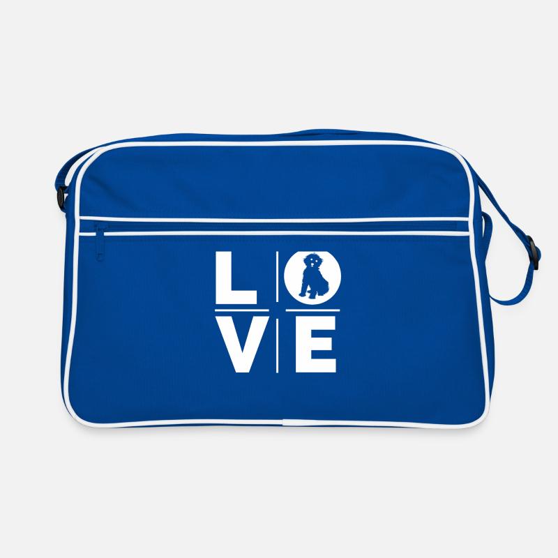 Bernedoodle Love Retro Bag