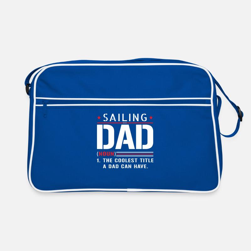Sailing Sailor Papa Father Saying Retro Bag