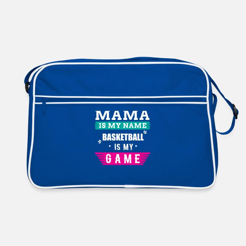 Basketball Mama Spruch Retro Tasche