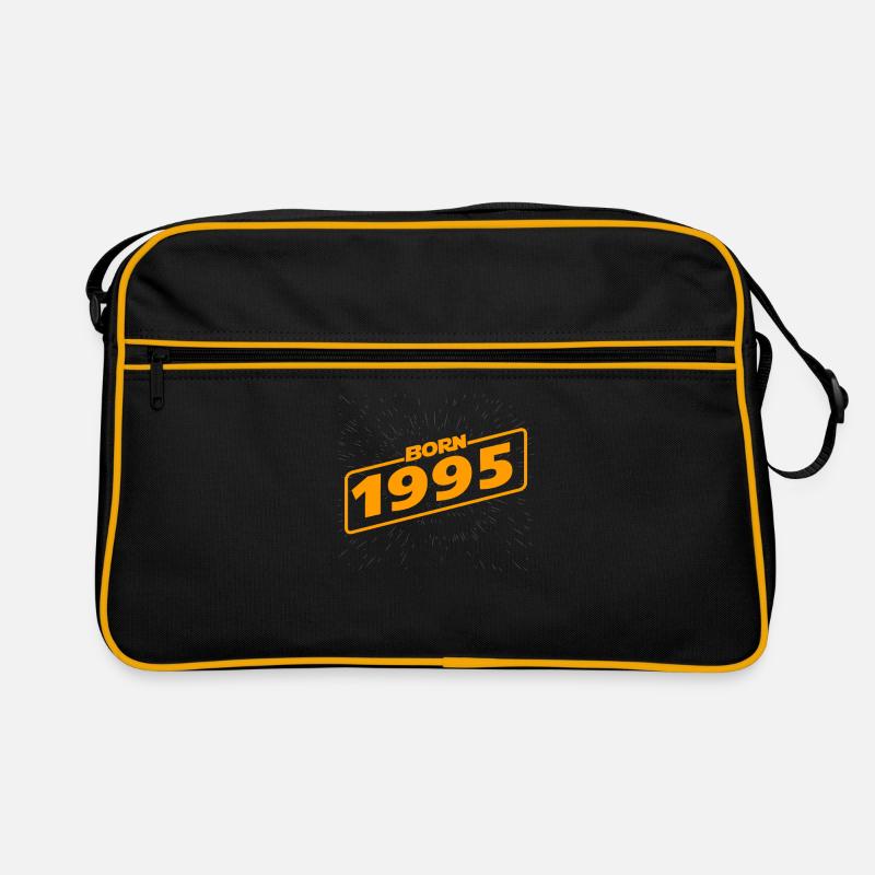 Jahr 1995 ein Star wurde geboren - Retro Tasche - Schwarz/Gold
