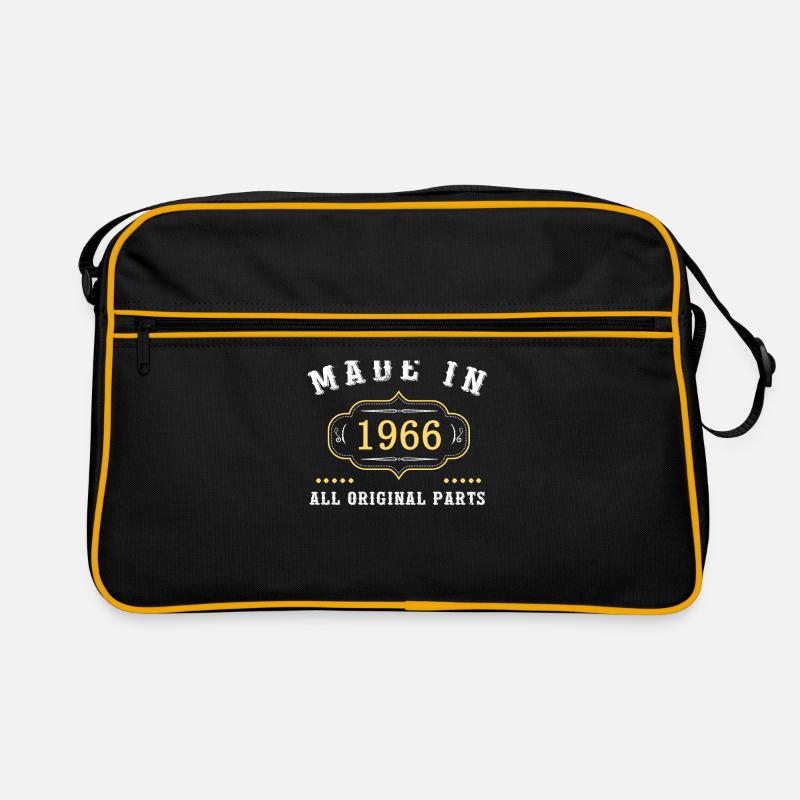 Alles Originalteile 1966 - Retro Tasche - Schwarz/Gold