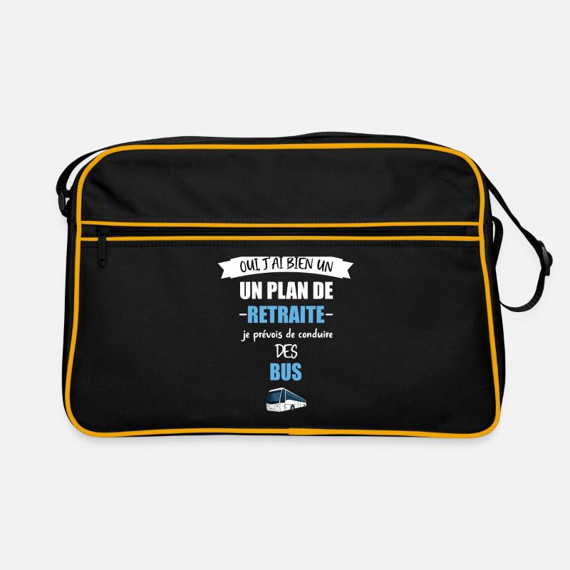 Oui j'ai bien un plan de retraite chauffeur de bus Sac Retro