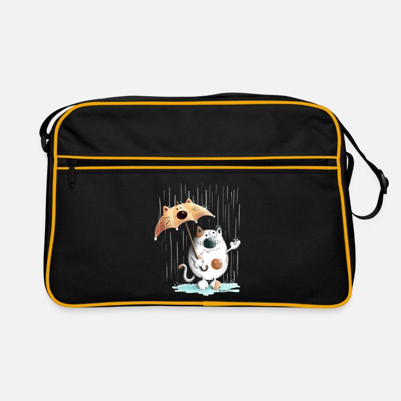 Rainy Day - Retro Bag - black/gold