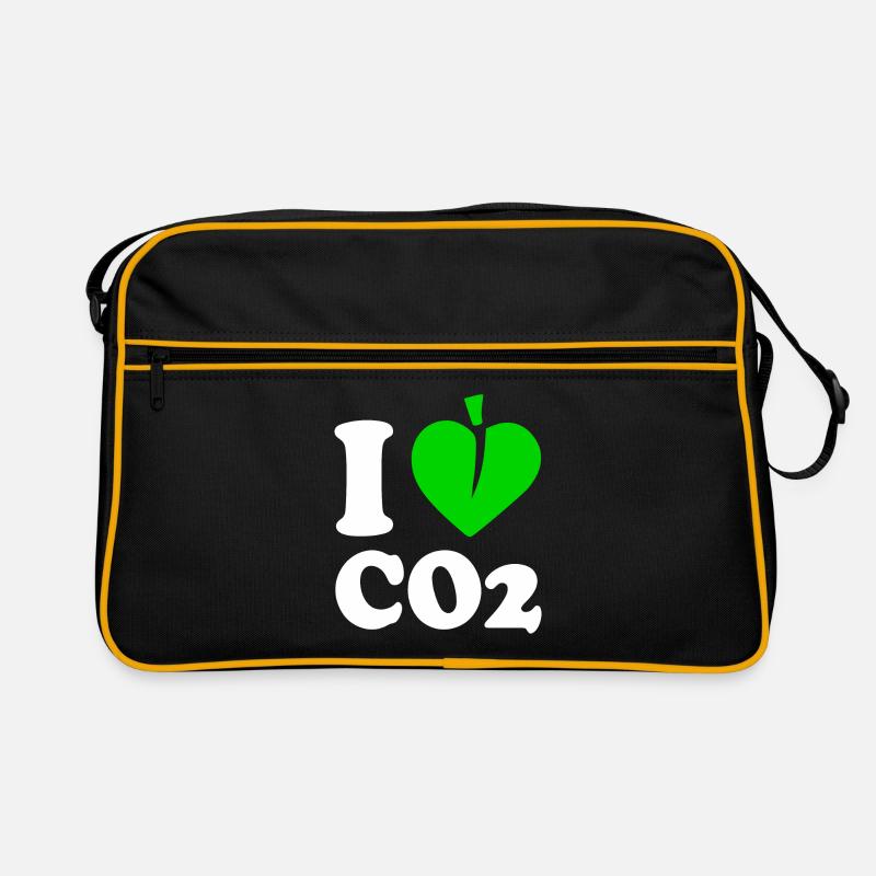 I love co2 Retro Tasche
