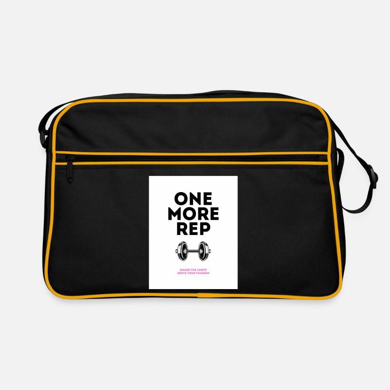 Gym Motivation Une conception de représentation de plus Sac Retro
