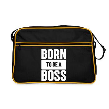 Fierté et Ambition Motivation - Sac Retro - noir/or - Devant
