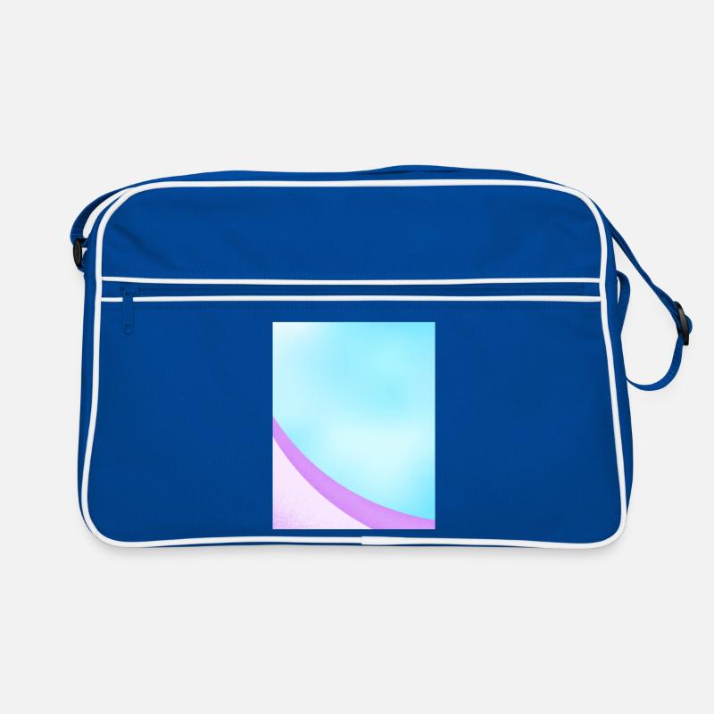 Abstract Pastel Gradient Design Retro Bag