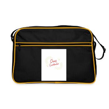 Coordonnateur du Chaos Commun - Sac Retro - noir/or - Devant