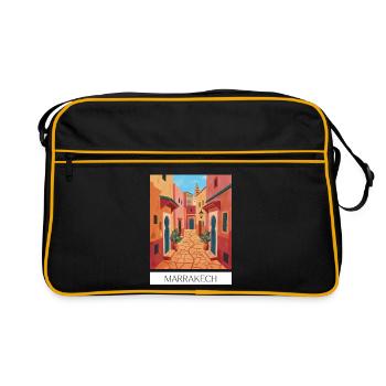 Marrakech Magic of Colours - Retro Bag - black/gold - Front