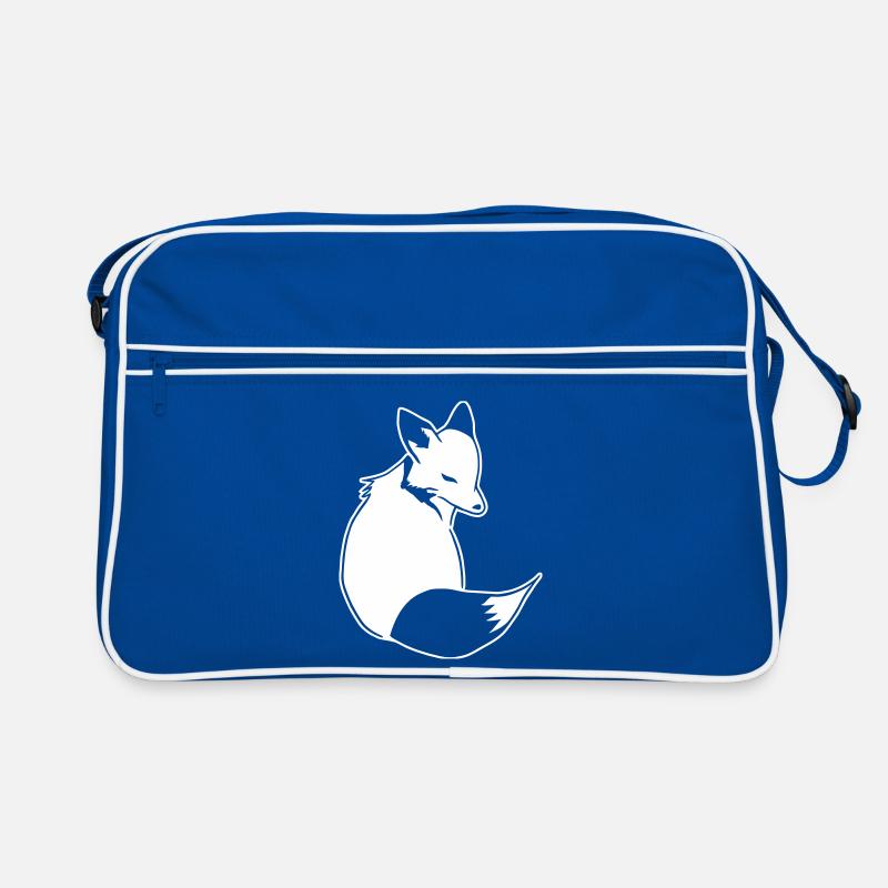 Fuchs Comic: Schlau, Foxy & Manga Style Retro Tasche