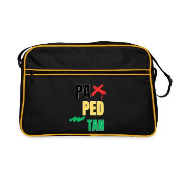 pa_ped_tan - Retro Bag - black/gold - Front