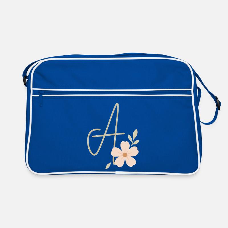Monogramme A Floral Sac Retro