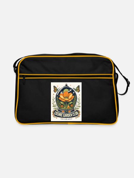 Space Garden Club - Retro Tasche - Schwarz/Gold