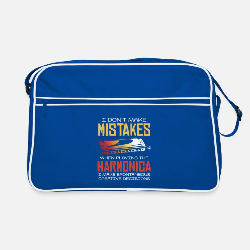 I don't make mistakes when playing the harmonica Retro Bag