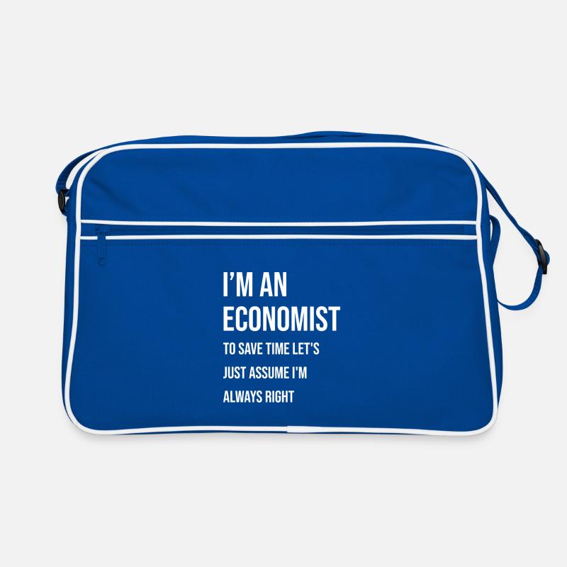 Ich Bin Ein Ökonom Lass Uns Annehmen Ich Habe Retro Tasche