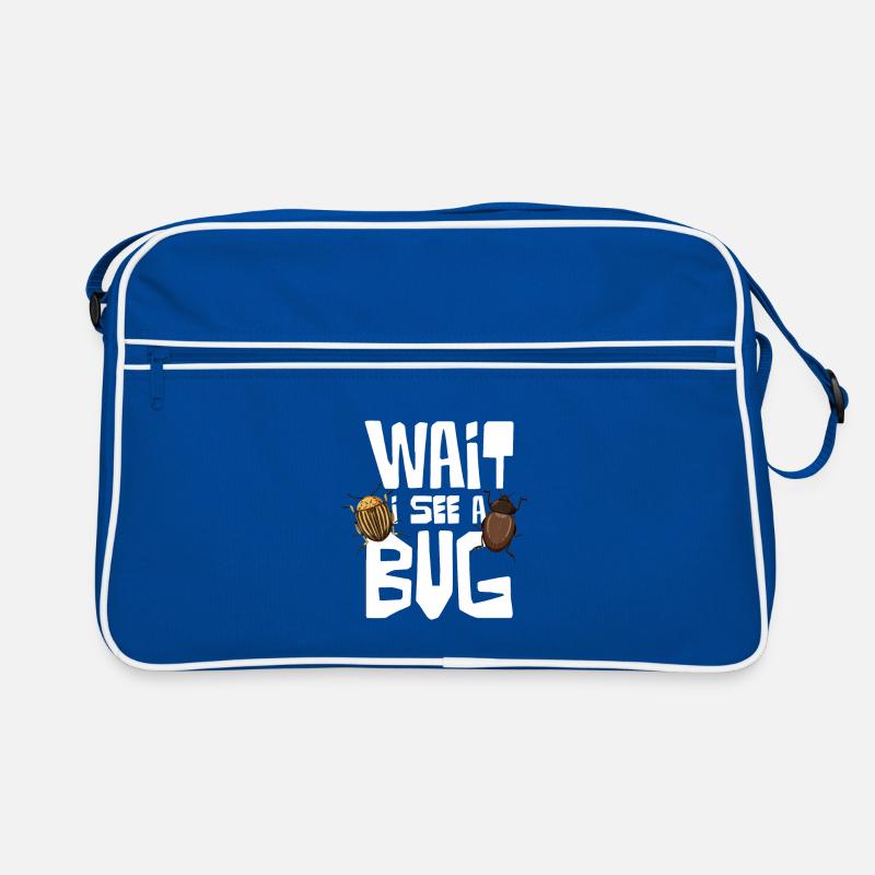 Wait I See A Bug Insect Lovers Retro Bag