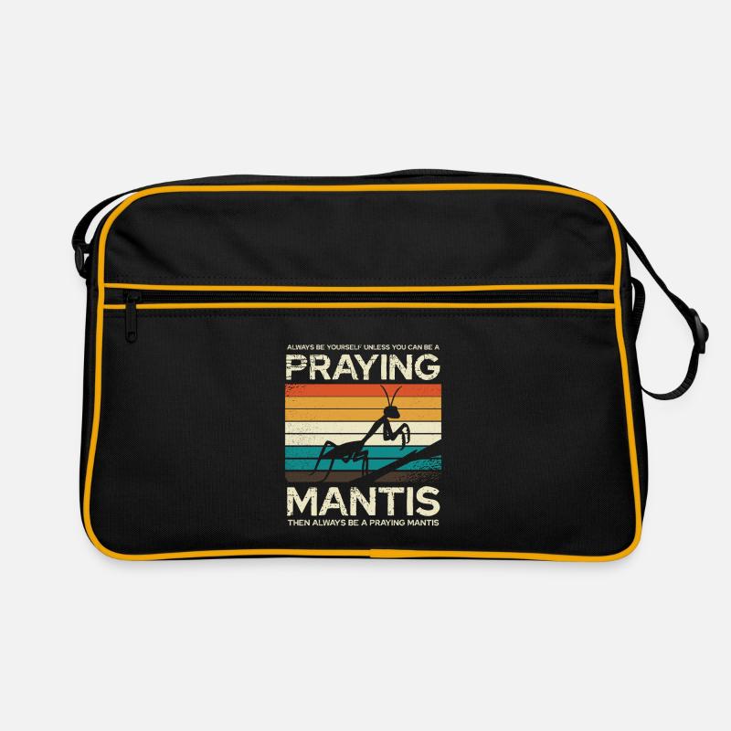 Sei Immer Eine Gottesanbeterin Retro Tasche