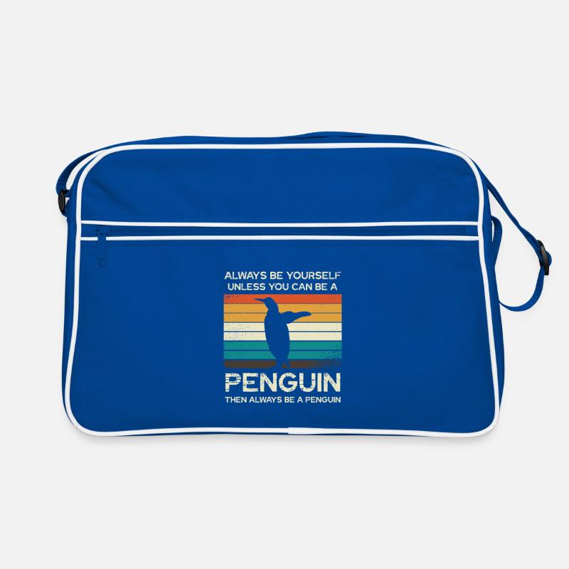 Always be yourself unless you can be a penguin Retro Bag
