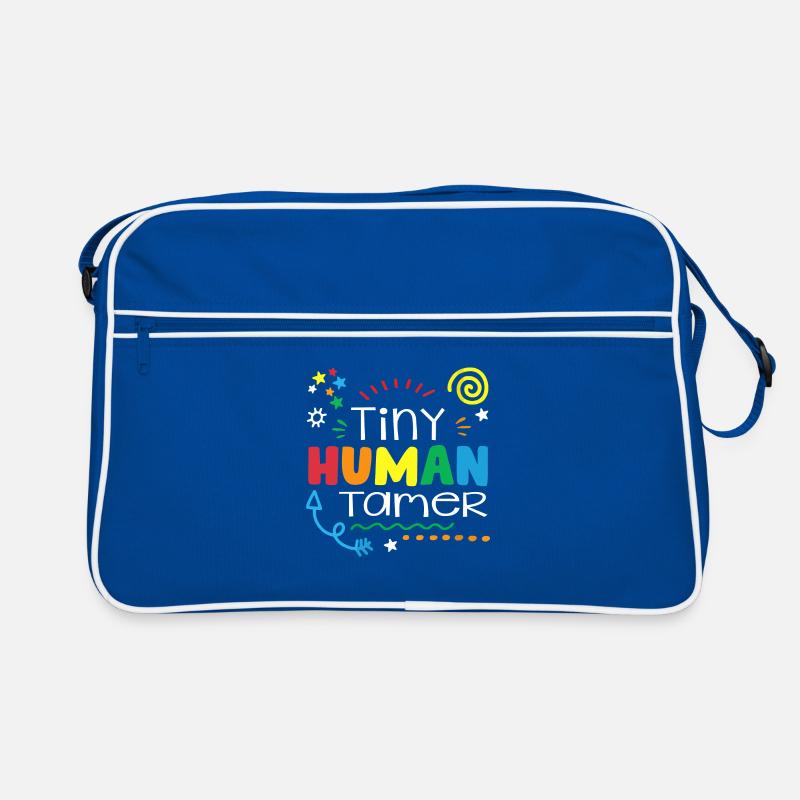 Tiny Human Tamer Daycare Provider Babysitting Dayc Retro Tasche