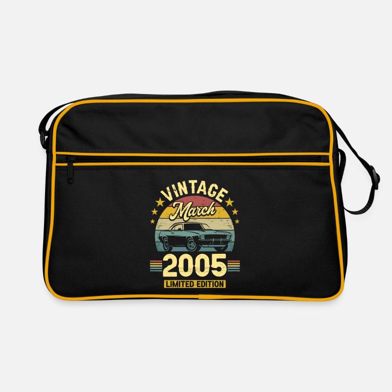Vintage Mars 2005 18 Ans Anniversaire Sac Retro